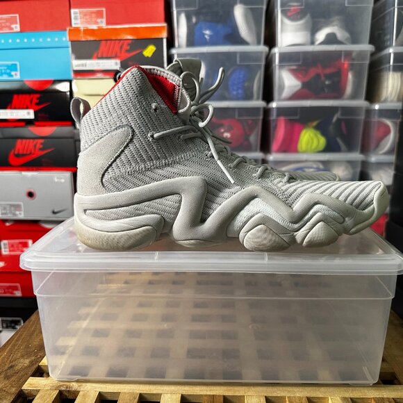 adidas Crazy 8 ADV Primeknit Grey Men's Size 12 - Picture 5 of 7
